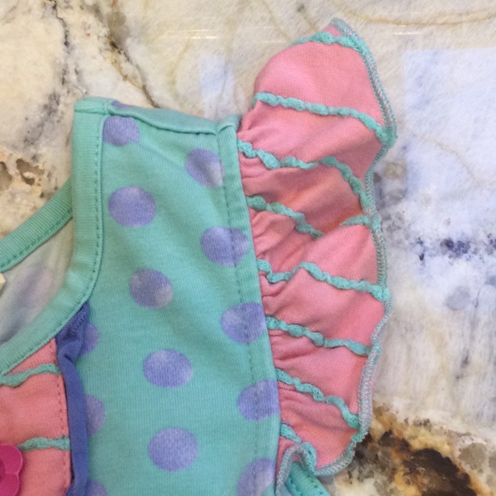 Matilda Jane Pink and Blue Striped Top - Picture 6 of 6